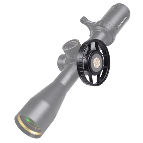 WestHunter Optics Add-on Indexrad, seitliches Parallaxenrad für Zielfernrohre, schwarz, rund, 31,5 mm Innendurchmesser von WestHunter