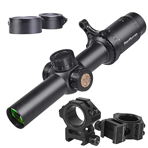 WestHunter Optics HD 1-6x24 IR Riflescope, 30mm Tube Red Green Illuminated Reticle Second Focal Plane Tactical Precision 1/5 MIL Shooting Scope | Reticle-A, Picatinny Shooting Kit B WestHunter Optics HD 1-6x24 IR Riflescope, 30mm Tube Red Green Illuminated Reticle Second Focal Plane Tactical Precision 1/5 MIL Shooting Scope | Reticle-A, Picatinny Shooting Kit B von WestHunter