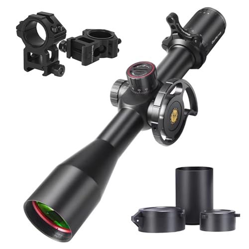 WestHunter Optics HD 4-16x44 SFP Riflescopes, 30mm Tube Second Focal Plane Tactical Precision 1/10 MIL Shooting Scope | Picatinny Shooting Kit B von WestHunter