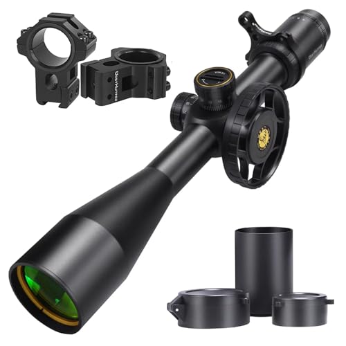 WestHunter Optics HD-N 6-24x50 FFP Scope, 30 mm Tube First Focal Plane Etched Glass Reticle 1/8 MOA Precision Shooting Scopes | Black, Dovetail Kit B WestHunter Optics HD-N 6-24x50 FFP Scope, 30 mm Tube First Focal Plane Etched Glass Reticle 1/8 MOA Precision Shooting Scopes | Black, Dovetail Kit B von WestHunter