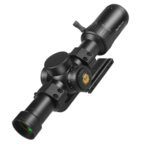 WestHunter Optics HD-S 1.2-6x24 IR PRO LPVO Riflescope - 30 mm Tube Red Green Illumination Mil-Dot Reticle 1/4 MOA Second Focal Plane Hunting Shooting Scope | Black, Picatinny Shooting Kit WestHunter Optics HD-S 1.2-6x24 IR PRO LPVO Riflescope - 30 mm Tube Red Green Illumination Mil-Dot Reticle 1/4 MOA Second Focal Plane Hunting Shooting Scope | Black, Picatinny Shooting Kit von WestHunter