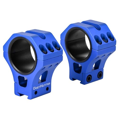 WestHunter Optics Precision 11mm Dovetail Scope Rings, 1 Inch 30 mm 34 mm Universal Tactical Scope Mount | Blue WestHunter Optics Precision 11mm Dovetail Scope Rings, 1 Inch 30 mm 34 mm Universal Tactical Scope Mount | Blue von WestHunter