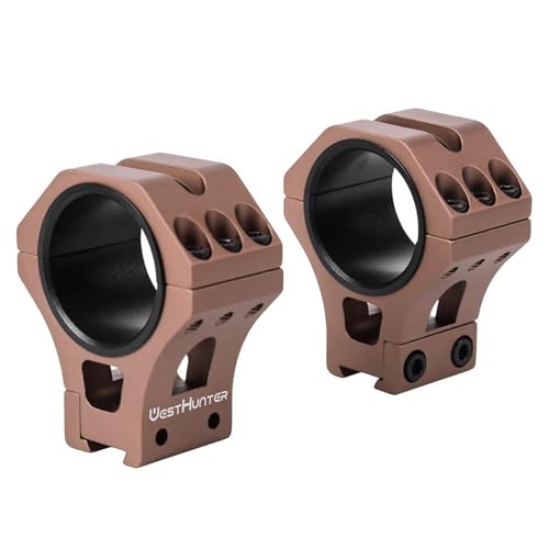 WestHunter Optics Precision 11mm Dovetail Scope Rings, 1 Inch 30 mm 34 mm Universal Tactical Scope Mount | Brown WestHunter Optics Precision 11mm Dovetail Scope Rings, 1 Inch 30 mm 34 mm Universal Tactical Scope Mount | Brown von WestHunter