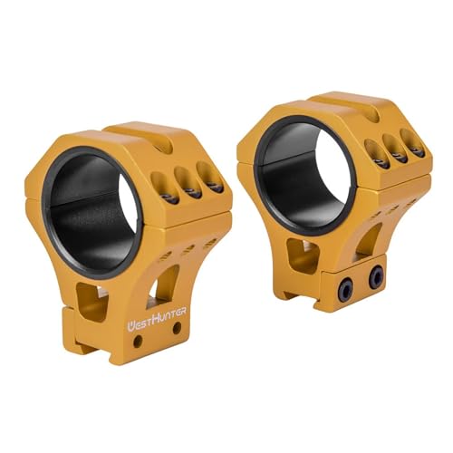 WestHunter Optics Precision 11mm Dovetail Scope Rings, 1 Inch 30 mm 34 mm Universal Tactical Scope Mount | Gold WestHunter Optics Precision 11mm Dovetail Scope Rings, 1 Inch 30 mm 34 mm Universal Tactical Scope Mount | Gold von WestHunter