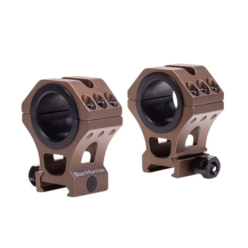WestHunter Optics Precision 20mm Picatinny Scope Rings, 1 Inch 30 mm 34 mm Universal Tactical Scope Mount | Brown WestHunter Optics Precision 20mm Picatinny Scope Rings, 1 Inch 30 mm 34 mm Universal Tactical Scope Mount | Brown von WestHunter