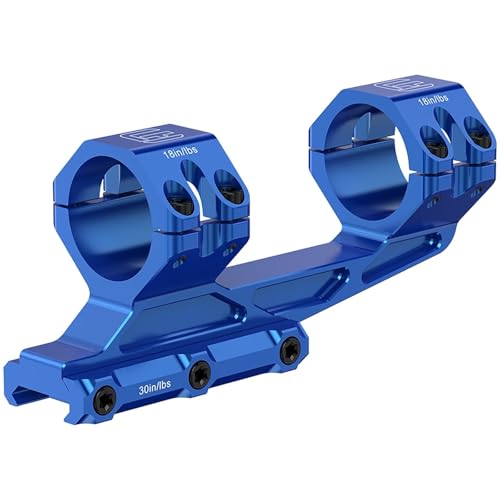 WestHunter Optics Precision Cantilever Picatinny Scope Mount, 30mm Tube Offset Dual Ring Lightweight One-Piece Riflescope Mount - Basic Model, Blue WestHunter Optics Precision Cantilever Picatinny Scope Mount, 30mm Tube Offset Dual Ring Lightweight One-Piece Riflescope Mount - Basic Model, Blue von WestHunter