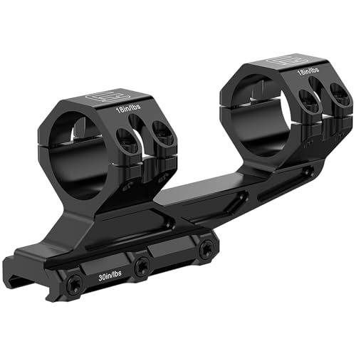 WestHunter Optics Precision Cantilever Picatinny Scope Mount, 34mm Tube Offset Dual Ring Lightweight One-Piece Riflescope Mount - Basic Model, Black WestHunter Optics Precision Cantilever Picatinny Scope Mount, 34mm Tube Offset Dual Ring Lightweight One-Piece Riflescope Mount - Basic Model, Black von WestHunter