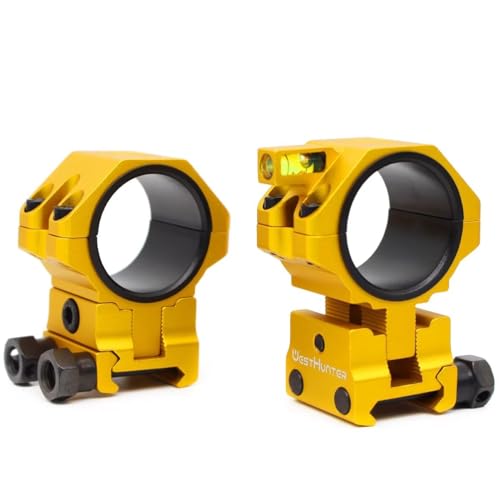 WestHunter Optics Precision Picatinny Scope Rings, 34 mm Tube Adjustable Height Scope Mount with Bubble Level, 30 mm & 25.4 Adapter | Gold WestHunter Optics Precision Picatinny Scope Rings, 34 mm Tube Adjustable Height Scope Mount with Bubble Level, 30 mm & 25.4 Adapter | Gold von WestHunter