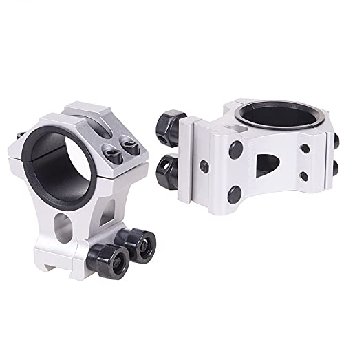 WestHunter Optik Schwalbenschwanz Zielfernrohr Montage, 25,4 mm 30 mm Präzision Zielfernrohr Ringe | Silver WestHunter Optik Schwalbenschwanz Zielfernrohr Montage, 25,4 mm 30 mm Präzision Zielfernrohr Ringe | Silver von WestHunter