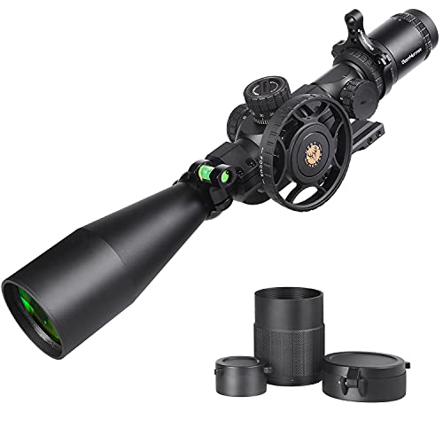 WestHunter Optik WHI 4-16X50 FFP SFIR First Focal Plane Jagd Zielfernrohr, 30 mm Präzision Taktisch Langstrecken Schießen Gewehrzielfernrohre | Picatinny Shooting Kit A von WestHunter