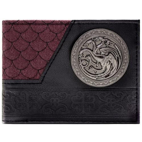 Westeros Game of Thrones Targaryen Feuer & Blut Drache Siegel Geldbörse/Geldbeutel Bi-Fold ID & Kartenhalter, Rot Westeros Game of Thrones Targaryen Feuer & Blut Drache Siegel Geldbörse/Geldbeutel Bi-Fold ID & Kartenhalter, Rot von Westeros