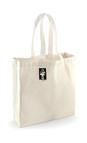 Westford Mill 623 Fairtrade Classic Shopper Tasche, Natur, Einheitsgröße Westford Mill 623 Fairtrade Classic Shopper Tasche, Natur, Einheitsgröße von Westford Mill