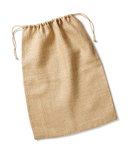 Westford Mill Jute-Tasche Jute Stuff Bag W415 Natural M (30x45cm) von Westford Mill