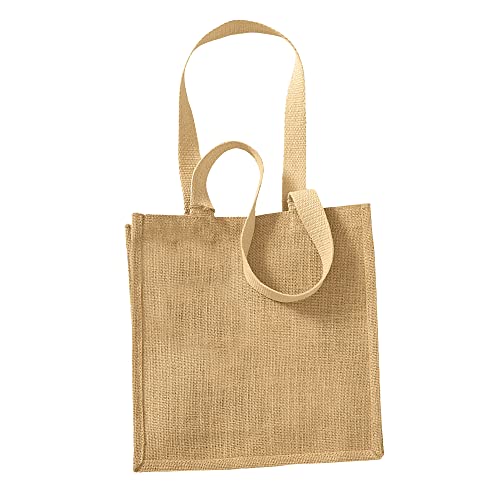 Westford Mill W406 Jute-Tragetasche, kompakt, Naturfarben Westford Mill W406 Jute-Tragetasche, kompakt, Naturfarben von Westford Mill