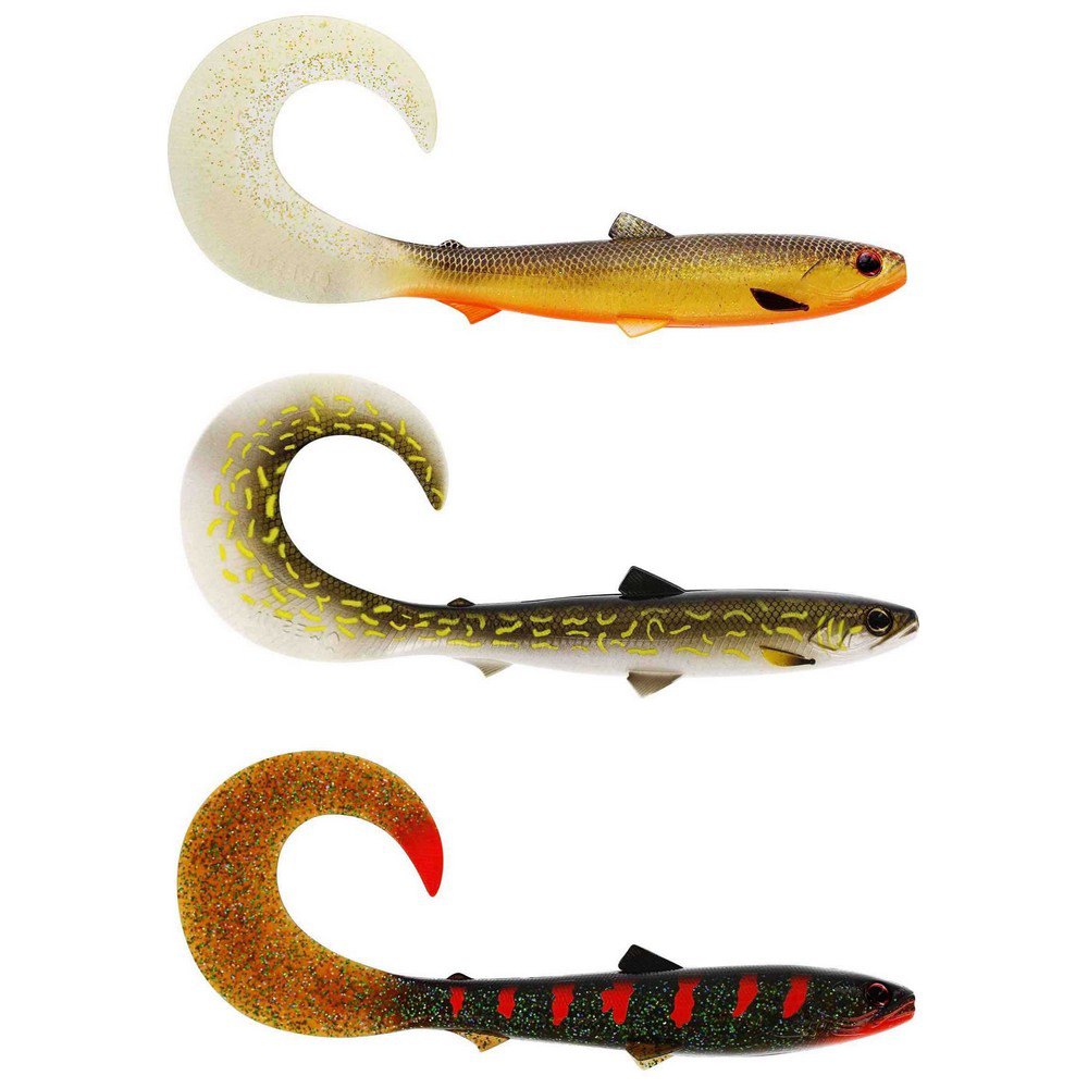 Westin Bullteez Curltail Soft Lure 49g 210 Mm 20 Units Golden von Westin