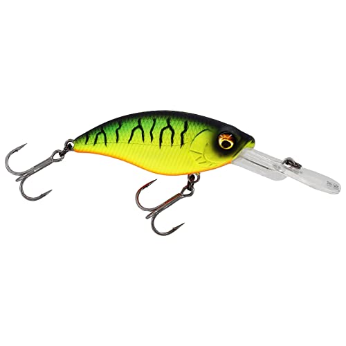 Westin BuzzBite Crankbait 4cm 4g Low Floating - Wobbler, Farbe:Firetiger von Westin