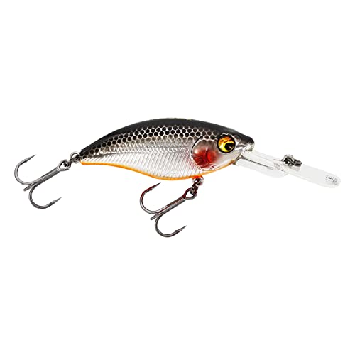 Westin BuzzBite Crankbait 4cm 4g Low Floating - Wobbler, Farbe:Steel Sardine von Westin