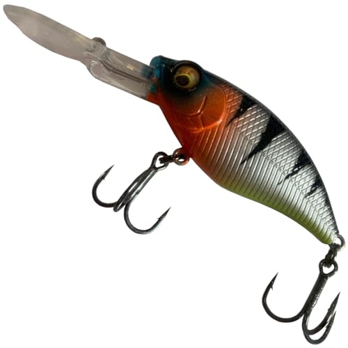 Westin BuzzBite Crankbait Suspending - Wobbler, Länge/Gewicht:5cm / 6g, Farbe:Didis Crazy Perch von Westin