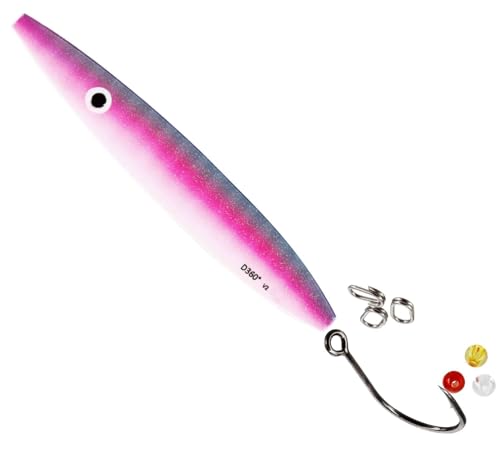 Westin D360° V2 9,5cm 18g - Inline Meerforellenköder, Farbe:UV Striped Pink Westin D360° V2 9,5cm 18g - Inline Meerforellenköder, Farbe:UV Striped Pink von Westin