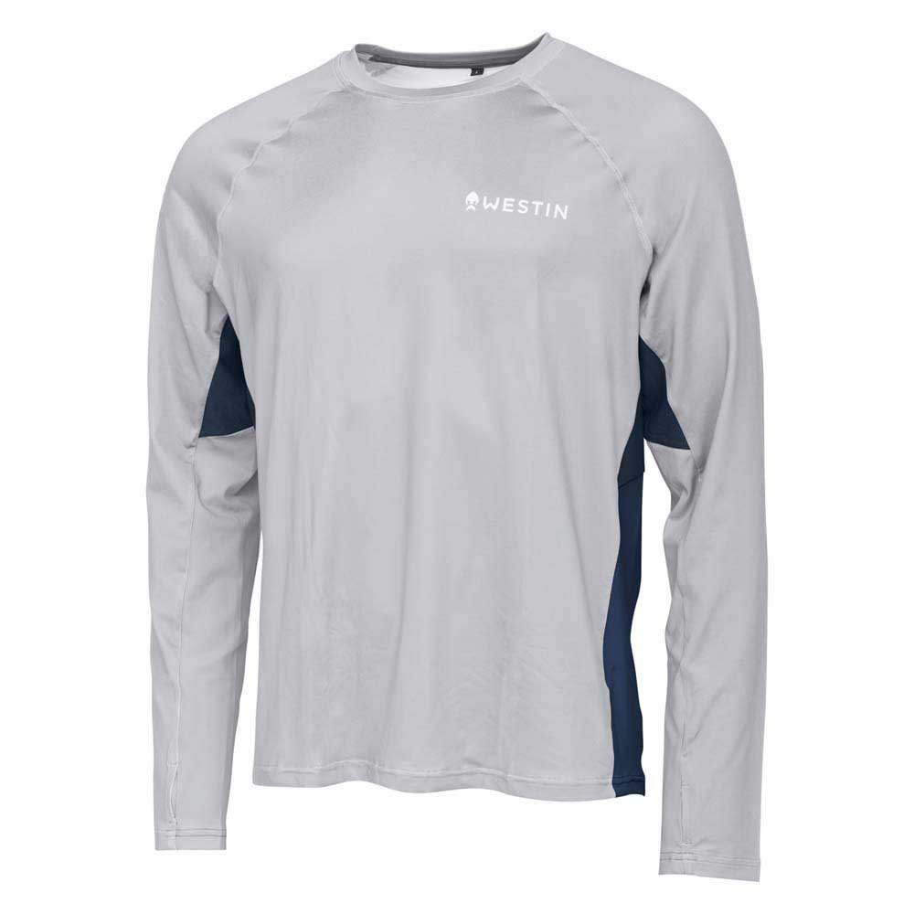 Westin Flats Upf 50+ Uv Long Sleeve T-shirt Weiß L Mann von Westin