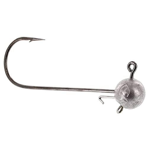 Westin Roundup HD Natural Mustad Haken - 3 Jighaken für Gummiköder, Angsthaken für Gummifische für Hecht, Zander, Barsch, Dicker Haken am Jig, Größe:15g / Gr. 10/0 von Westin