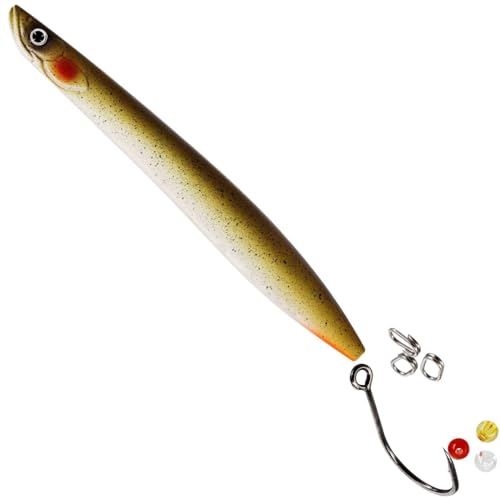 Westin Sandy Inline 10,5cm 18g - Inliner Meerforellenköder, Farbe:Golden Sandeel Westin Sandy Inline 10,5cm 18g - Inliner Meerforellenköder, Farbe:Golden Sandeel von Westin