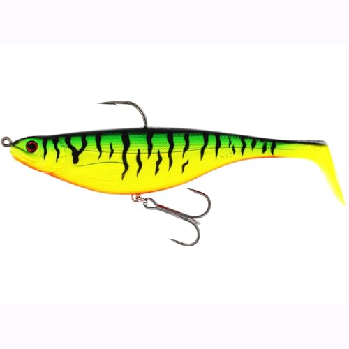 Westin Shadteez R 'N R 16cm 55g Sinking - 1 montierter Gummifisch, Farbe:Crazy Firetiger von Westin