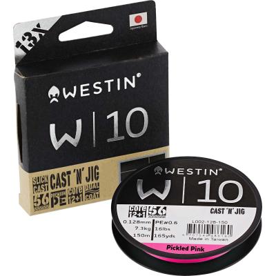 Westin W10 Cast&Jig 13 Braid Pink 0.10 110M 6.1kg von Westin