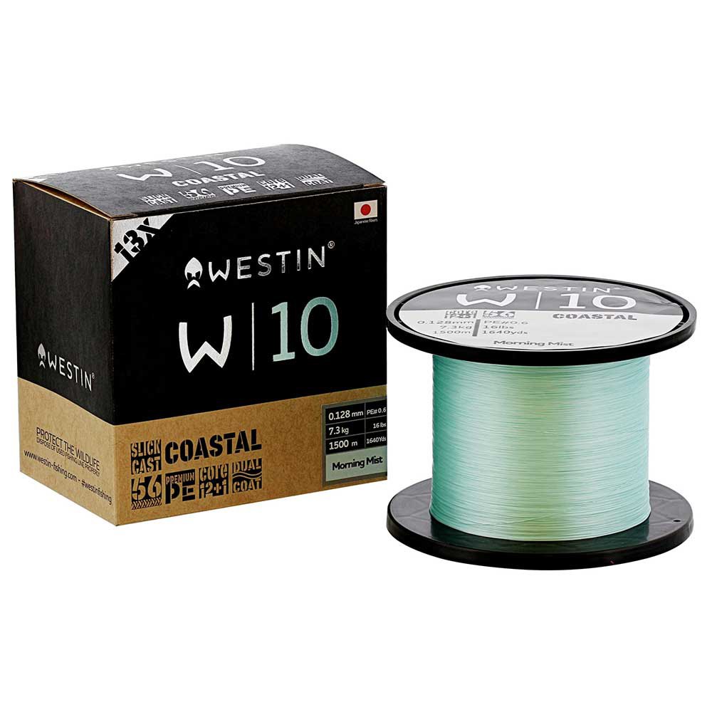 Westin W10 Coastal 1500 M Braided Line Silber 0.205 mm Westin W10 Coastal 1500 M Braided Line Silber 0.205 mm von Westin