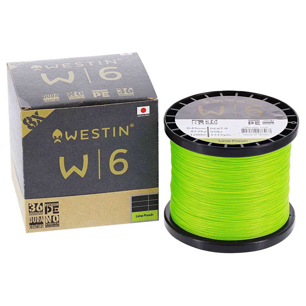 Westin W6 300 M Braided Line Grün 0.285 mm von Westin