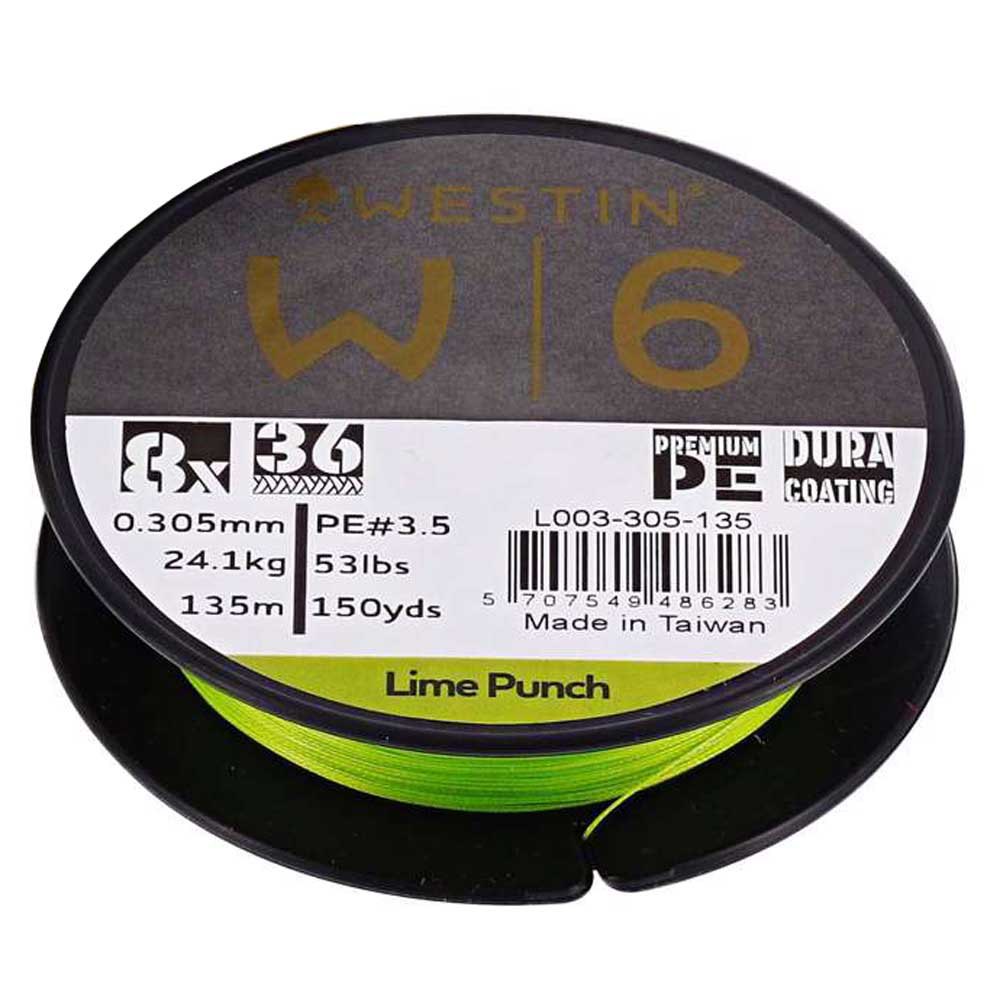 Westin W6 8 1500 M Braided Line Durchsichtig 0.305 mm von Westin