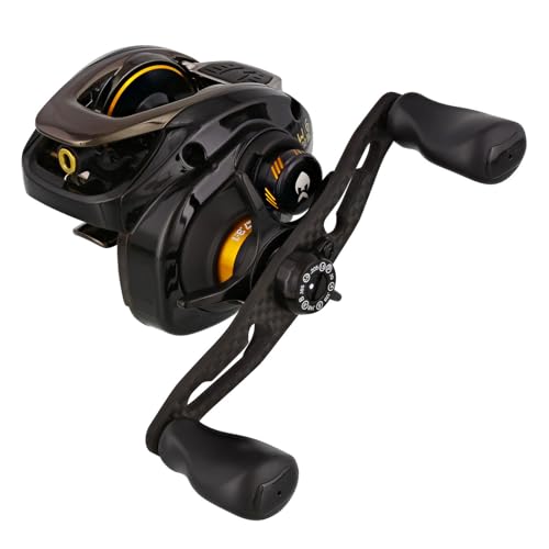 Westin W6-Bc 300 SSG Lh Stealth Gold 10+1Bb - Linkshand Baitcaster, Baitcasterrolle, Baitcastrolle, Angelrolle zum Raubfischangeln, Multirolle von Westin