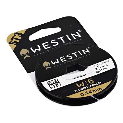 Westin W6 ST3 Fluorocarbon Clear - 50m Fluorocarbonschnur, Durchmesser/Tragkraft:0.30mm/6.1kg Westin W6 ST3 Fluorocarbon Clear - 50m Fluorocarbonschnur, Durchmesser/Tragkraft:0.30mm/6.1kg von Westin