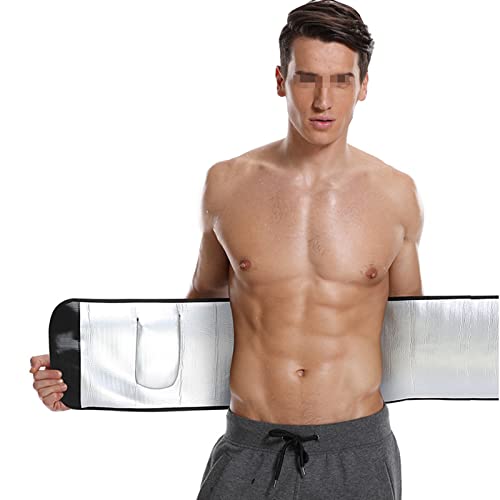 Bauchweggürtel Abnehmen Gürtel, Sauna Fitness Schweißgürtel, Bauch Fett Weg Gürtel Für Damen Und Herren Zum Schwitzen, Krafttraining Und Zur Rückenstabilisierung,3XL,Black von Weyot