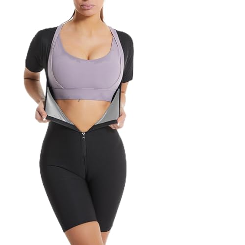Weyot Sauna-Schwitzanzug Damen, Schwitzanzug Zum Abnehmen, Abnehmen Heißen Sauna Schwitzanzug Für Fett Verbrennen, Brüste Heben, Bauch Straffen, Beine Schlank Machen,M,Silver Weyot Sauna-Schwitzanzug Damen, Schwitzanzug Zum Abnehmen, Abnehmen Heißen Sauna Schwitzanzug Für Fett Verbrennen, Brüste Heben, Bauch Straffen, Beine Schlank Machen,M,Silver von Weyot