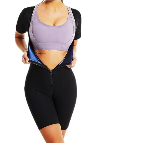 Weyot Sauna-Schwitzanzug Damen, Schwitzanzug Zum Abnehmen, Abnehmen Heißen Sauna Schwitzanzug Für Fett Verbrennen, Brüste Heben, Bauch Straffen, Beine Schlank Machen,XL,Blue Weyot Sauna-Schwitzanzug Damen, Schwitzanzug Zum Abnehmen, Abnehmen Heißen Sauna Schwitzanzug Für Fett Verbrennen, Brüste Heben, Bauch Straffen, Beine Schlank Machen,XL,Blue von Weyot