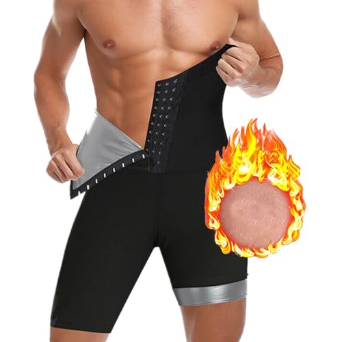 Weyot Saunaanzüge, Schwitzhose Zum Abnehmen Herren, Sauna Shorts Herren, Kompressionsleggins Sport, Laufen, Yoga, Training, 4XL/5XL,Black Weyot Saunaanzüge, Schwitzhose Zum Abnehmen Herren, Sauna Shorts Herren, Kompressionsleggins Sport, Laufen, Yoga, Training, 4XL/5XL,Black von Weyot
