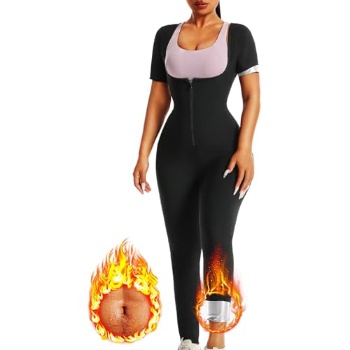 Weyot Schwitzanzug Zum Abnehmen, Saunaanzüge Damen Fitness Body Shaper Sauna Effekt Gewichtsverlust Sauna Sportanzug Schweiß Anzug Fatburner Abnehmen Shapewear,L,Silver Weyot Schwitzanzug Zum Abnehmen, Saunaanzüge Damen Fitness Body Shaper Sauna Effekt Gewichtsverlust Sauna Sportanzug Schweiß Anzug Fatburner Abnehmen Shapewear,L,Silver von Weyot