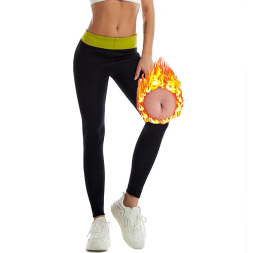 Weyot Schwitzhose Damen Abnehmen, Saunaanzüge Damen Sauna Jogginghose Neopren Sauna Effekt Gewichtsverlust Trainingshose Schwitzhos Fettverbrennung Yoga Sporthose Fitnesshose,L,Black Weyot Schwitzhose Damen Abnehmen, Saunaanzüge Damen Sauna Jogginghose Neopren Sauna Effekt Gewichtsverlust Trainingshose Schwitzhos Fettverbrennung Yoga Sporthose Fitnesshose,L,Black von Weyot