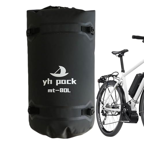 Wezalget Reisetaschen,Reisetaschen für unterwegs,40L regenfeste Reisetasche für Camping | Trockene Reisetaschen, Reiserucksack mit großem Fassungsvermögen für Rennrad und E-Bike von Wezalget