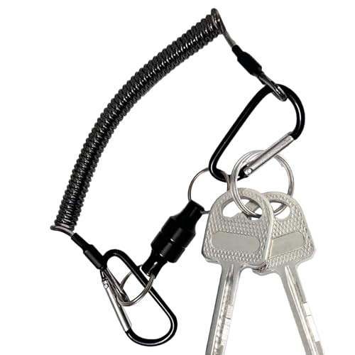 Wezalget Rucksack-Karabiner-Clip, Bergsteiger-Clips | Leistungsstarker Magnet-Karabiner für Wanderwasserflaschen - Spulendesign-Angelwerkzeug, sicherer Clip, leistungsstarker Magnet für Reisen von Wezalget