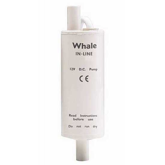 Whale Booster Premium 13.2l/min 12v In Line Pump Durchsichtig von Whale