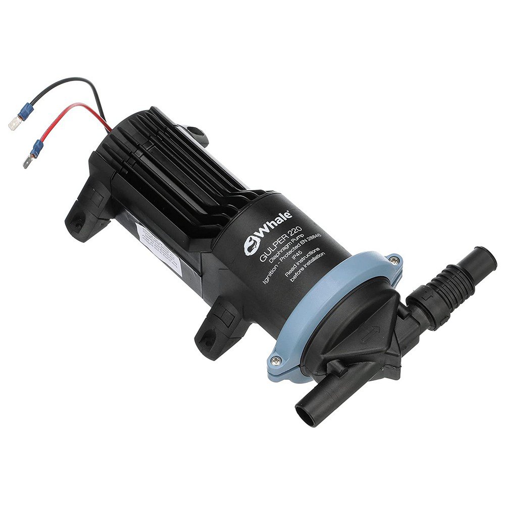Whale Gulper 220 Shower Drain&waste Water Pump 24v Schwarz Whale Gulper 220 Shower Drain&waste Water Pump 24v Schwarz von Whale