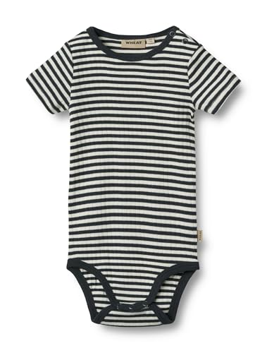 Wheat Jungen Body Strampler S/S Edvald GOTS Zertifiziert von Wheat