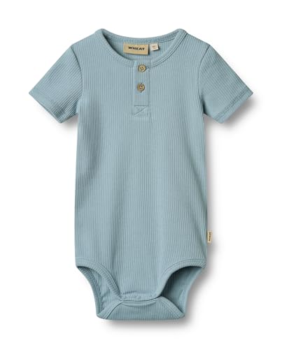 Wheat Jungen Body Strampler S/S Magnus GOTS Zertifiziert von Wheat