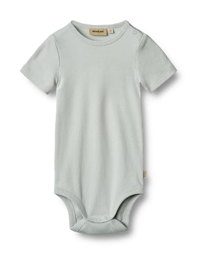 Wheat Jungen Rib Body Strampler S/S Timo Oeko-Tex Standard Wheat Jungen Rib Body Strampler S/S Timo Oeko-Tex Standard von Wheat