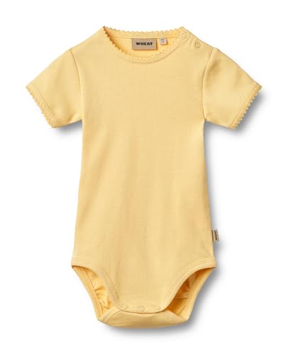Wheat Mädchen Rib Body Strampler S/S Lace Elisa GOTS Zertifiziert Wheat Mädchen Rib Body Strampler S/S Lace Elisa GOTS Zertifiziert von Wheat