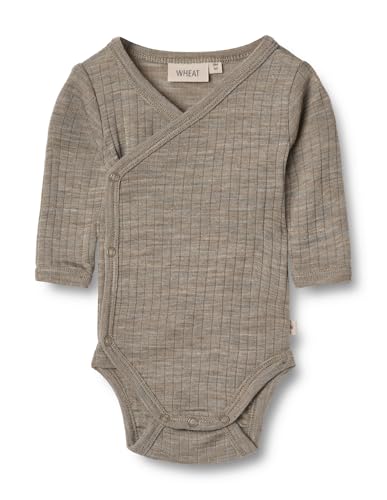 Wheat Unisex Merino Wolle Seide Body Langarm Willow Oeko-Tex von Wheat