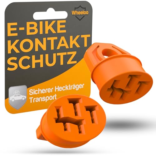 Kontaktschutz Abdeckung für Bosch E-Bike I 2er Set I Orange I eBike Akku Zubehör I Ladekabel Pin Schutz gegen Regen, Schmutz und Dreck Kontaktschutz Abdeckung für Bosch E-Bike I 2er Set I Orange I eBike Akku Zubehör I Ladekabel Pin Schutz gegen Regen, Schmutz und Dreck von Wheeloo