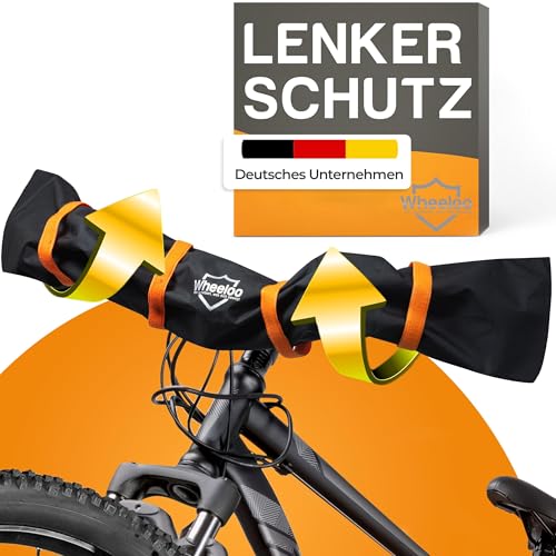 WHEELOO Lenkerschutzhülle Ebike Transportschutz I wasserabweisend & robust I Fahrrad Abdeckung für Heckträger I Regenschutz Hülle für Fahrradträger I Lenkerschutz Schutzhülle von Wheeloo